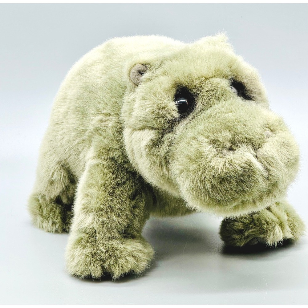 Dakin Lou Rankin Little Friends Thurgood Hippo Plush Stuffed Animal 10 inch